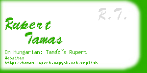 rupert tamas business card